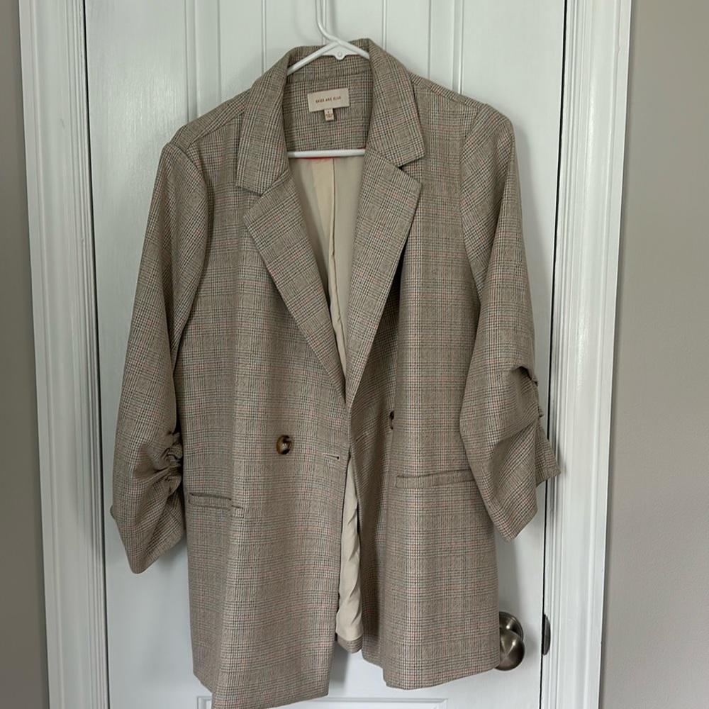 Oversized men’s wear style blazer